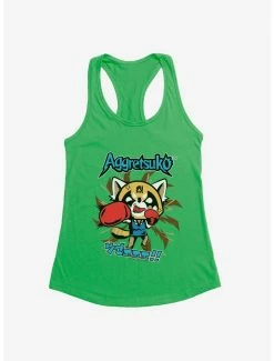 Coupon 💯 Aggretsuko Stay Balanced 👧 Girls Tank ❤️ -Cheap Sanrio Store 17159653 hi 1