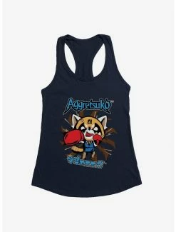 Coupon 💯 Aggretsuko Stay Balanced 👧 Girls Tank ❤️ -Cheap Sanrio Store 17159667 hi
