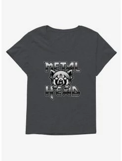 Cheap ❤️ Aggretsuko Metal Head 👧 Girls Plus Size T-Shirt ❤️ -Cheap Sanrio Store 17164986 hi