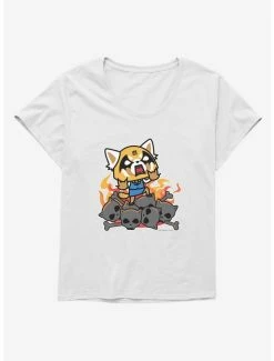 Cheap 🎉 Aggretsuko Rage 👧 Girls Plus Size T-Shirt 🎁 -Cheap Sanrio Store 17165240 hi 1