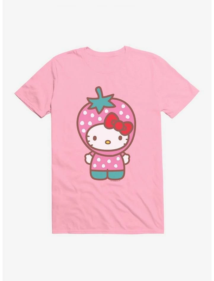 New 🧨 Hello Kitty Five A Day Strawberry Hat T-Shirt 🧨 6 New 🧨 Hello Kitty Five A Day Strawberry Hat T-Shirt 🧨 - Image 4