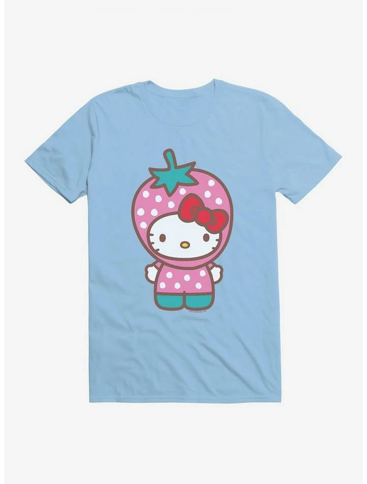 New 🧨 Hello Kitty Five A Day Strawberry Hat T-Shirt 🧨 3 New 🧨 Hello Kitty Five A Day Strawberry Hat T-Shirt 🧨
