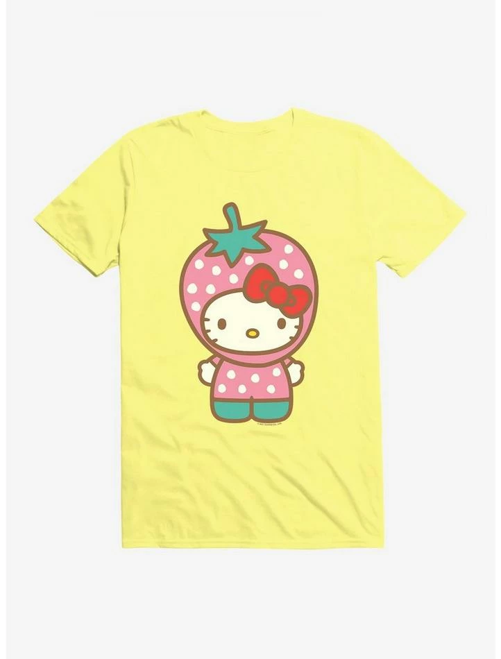 New 🧨 Hello Kitty Five A Day Strawberry Hat T-Shirt 🧨 14 New 🧨 Hello Kitty Five A Day Strawberry Hat T-Shirt 🧨 - Image 12