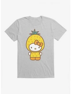 Best Pirce 🔔 Hello Kitty Five A Day Wise Pineapple T-Shirt ⭐ -Cheap Sanrio Store 17202377 hi