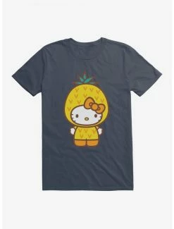 Best Pirce 🔔 Hello Kitty Five A Day Wise Pineapple T-Shirt ⭐ -Cheap Sanrio Store 17202386 hi