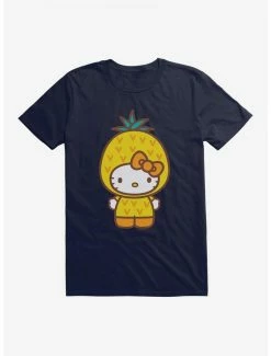 Best Pirce 🔔 Hello Kitty Five A Day Wise Pineapple T-Shirt ⭐ -Cheap Sanrio Store 17202404 hi