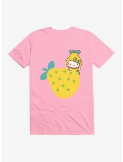 Outlet 😉 Hello Kitty Five A Day Hiding The Pear T-Shirt ✨ -Cheap Sanrio Store 17203152 hi