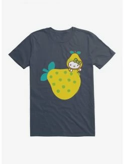 Outlet 😉 Hello Kitty Five A Day Hiding The Pear T-Shirt ✨ -Cheap Sanrio Store 17203170 hi