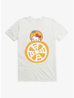 Brand new 😉 Hello Kitty Five A Day Litlle Slice of Orange T-Shirt 😍 -Cheap Sanrio Store 17203314 hi