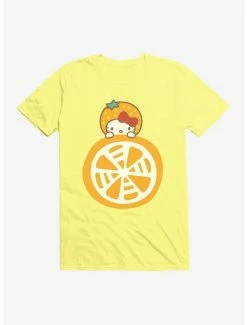 Brand new 😉 Hello Kitty Five A Day Litlle Slice of Orange T-Shirt 😍 -Cheap Sanrio Store 17203323 hi