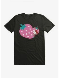 Flash Sale 🛒 Hello Kitty Five A Day Pink Strawberry T-Shirt ✨ -Cheap Sanrio Store 17203332 hi