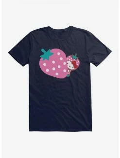 Flash Sale 🛒 Hello Kitty Five A Day Pink Strawberry T-Shirt ✨ -Cheap Sanrio Store 17203386 hi