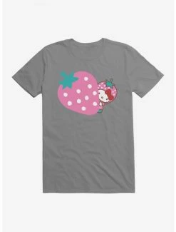 Flash Sale 🛒 Hello Kitty Five A Day Pink Strawberry T-Shirt ✨ -Cheap Sanrio Store 17203395 hi