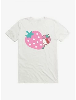 Flash Sale 🛒 Hello Kitty Five A Day Pink Strawberry T-Shirt ✨ -Cheap Sanrio Store 17203413 hi