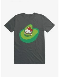 Best Sale 🎁 Hello Kitty Five A Day Playing In Avacado T-Shirt 👏 -Cheap Sanrio Store 17203440 hi