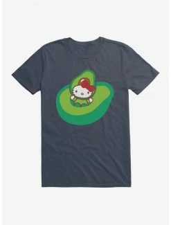 Best Sale 🎁 Hello Kitty Five A Day Playing In Avacado T-Shirt 👏 -Cheap Sanrio Store 17203467 hi