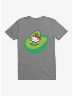 Best Sale 🎁 Hello Kitty Five A Day Playing In Avacado T-Shirt 👏 -Cheap Sanrio Store 17203494 hi