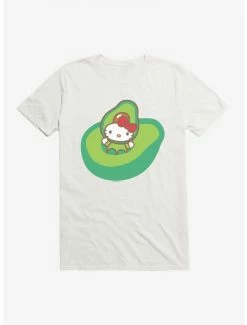 Best Sale 🎁 Hello Kitty Five A Day Playing In Avacado T-Shirt 👏 -Cheap Sanrio Store 17203512 hi