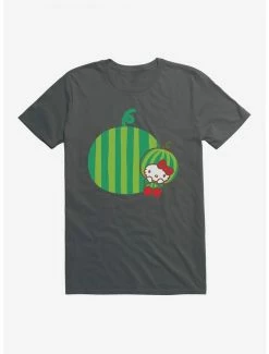 Outlet 😉 Hello Kitty Five A Day Watermelon Relaxing T-Shirt 🤩 -Cheap Sanrio Store 17204034 hi