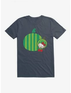 Outlet 😉 Hello Kitty Five A Day Watermelon Relaxing T-Shirt 🤩 -Cheap Sanrio Store 17204061 hi
