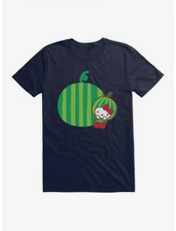 Outlet 😉 Hello Kitty Five A Day Watermelon Relaxing T-Shirt 🤩 -Cheap Sanrio Store 17204079 hi
