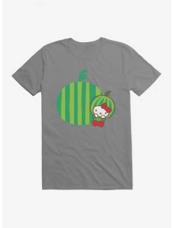 Outlet 😉 Hello Kitty Five A Day Watermelon Relaxing T-Shirt 🤩 -Cheap Sanrio Store 17204088 hi