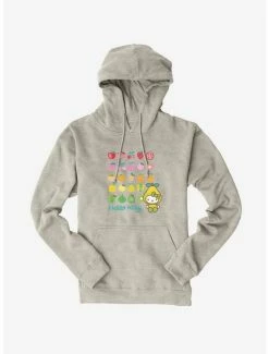 Promo 🔥 Hello Kitty Five A Day Healthy Logo Hoodie 🤩 -Cheap Sanrio Store 17208489 hi
