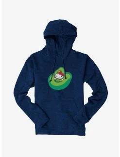 Hot Sale 🌟 Hello Kitty Five A Day Playing In Avacado Hoodie 😉 -Cheap Sanrio Store 17208727 hi
