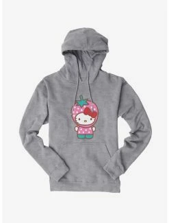 Coupon ❤️ Hello Kitty Five A Day Strawberry Hat Hoodie 🤩 -Cheap Sanrio Store 17208860 hi 1