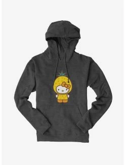 Hot Sale ⭐ Hello Kitty Five A Day Wise Pineapple Hoodie 👏 -Cheap Sanrio Store 17209028 hi