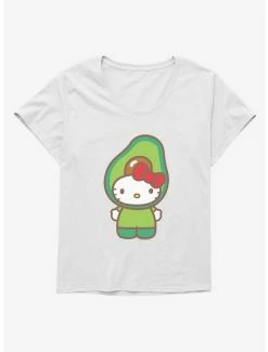 Best deal 👏 Hello Kitty Five A Day Avacado 👧 Girls T-Shirt Plus Size 🔥