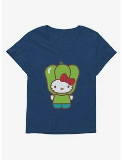 Best Pirce ⭐ Hello Kitty Five A Day Bell Pepper 👧 Girls T-Shirt Plus Size 💯 -Cheap Sanrio Store 17211453 hi 1