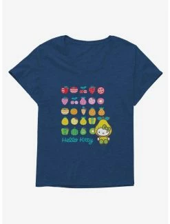 Budget 🌟 Hello Kitty Five A Day Healthy Logo 👧 Girls T-Shirt Plus Size 🛒 -Cheap Sanrio Store 17211489 hi