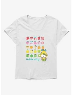Budget 🌟 Hello Kitty Five A Day Healthy Logo 👧 Girls T-Shirt Plus Size 🛒 -Cheap Sanrio Store 17211516 hi