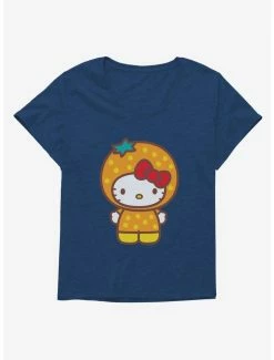 Wholesale ❤️ Hello Kitty Five A Day Orange Outfit 👧 Girls T-Shirt Plus Size 💯 -Cheap Sanrio Store 17211633 hi