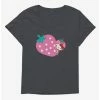 Promo 👍 Hello Kitty Five A Day Pink Strawberry 👧 Girls T-Shirt Plus Size 👏 -Cheap Sanrio Store 17211723 hi