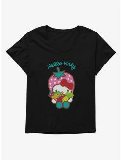 Best deal 👏 Hello Kitty Five A Day Seven Healthy Options 👧 Girls T-Shirt Plus Size 🎉
