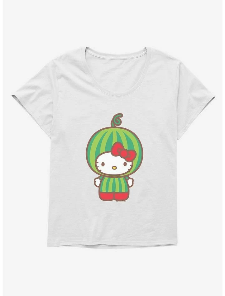 Wholesale 😍 Hello Kitty Five A Day Watermelon Head 👧 Girls T-Shirt Plus Size ❤️ 6 Wholesale 😍 Hello Kitty Five A Day Watermelon Head 👧 Girls T-Shirt Plus Size ❤️ - Image 4