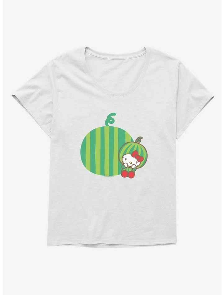 Coupon 🤩 Hello Kitty Five A Day Watermelon Relaxing 👧 Girls T-Shirt Plus Size 🔔 7 Coupon 🤩 Hello Kitty Five A Day Watermelon Relaxing 👧 Girls T-Shirt Plus Size 🔔 - Image 5