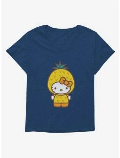 Best deal ✨ Hello Kitty Five A Day Wise Pineapple 👧 Girls T-Shirt Plus Size 🤩 -Cheap Sanrio Store 17212065 hi