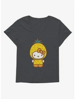 Best deal ✨ Hello Kitty Five A Day Wise Pineapple 👧 Girls T-Shirt Plus Size 🤩