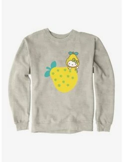 Buy 🔔 Hello Kitty Five A Day Hiding The Pear Sweatshirt 🥰 -Cheap Sanrio Store 17218228 hi