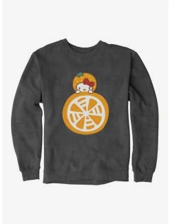 Best deal 😍 Hello Kitty Five A Day Litlle Slice of Orange Sweatshirt ⌛ -Cheap Sanrio Store 17218240 hi 1