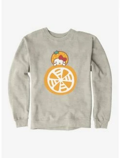 Best deal 😍 Hello Kitty Five A Day Litlle Slice of Orange Sweatshirt ⌛ -Cheap Sanrio Store 17218258 hi
