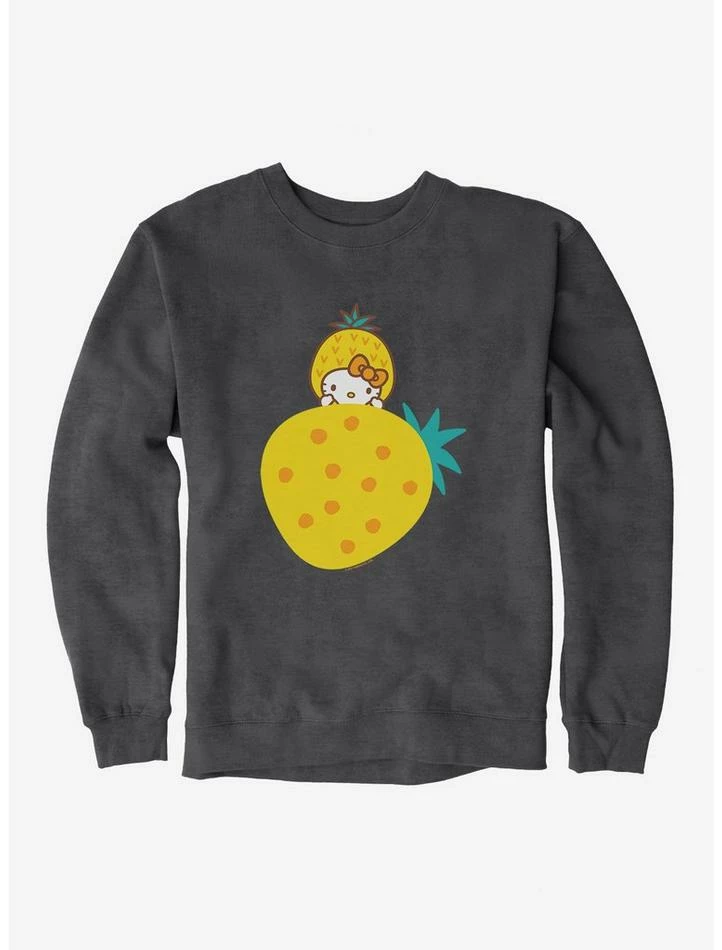 Coupon 🎉 Hello Kitty Five A Day Rising Pineapple Sweatshirt 😀 5 Coupon 🎉 Hello Kitty Five A Day Rising Pineapple Sweatshirt 😀 - Image 3