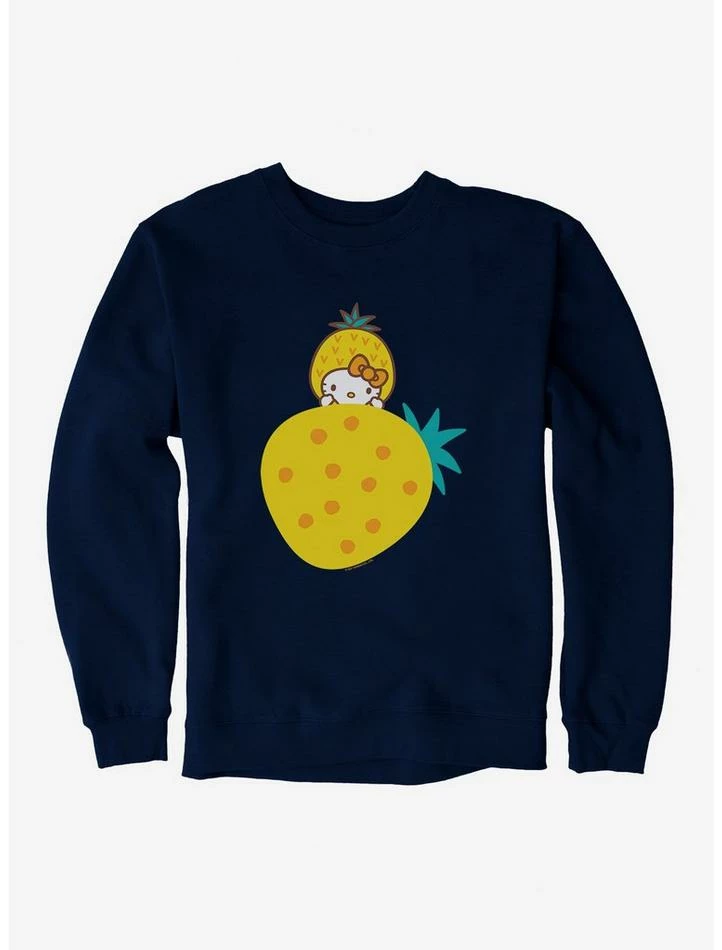 Coupon 🎉 Hello Kitty Five A Day Rising Pineapple Sweatshirt 😀 7 Coupon 🎉 Hello Kitty Five A Day Rising Pineapple Sweatshirt 😀 - Image 5