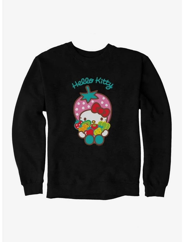 Outlet 🔔 Hello Kitty Five A Day Seven Healthy Options Sweatshirt 🔔 4 Outlet 🔔 Hello Kitty Five A Day Seven Healthy Options Sweatshirt 🔔 - Image 2