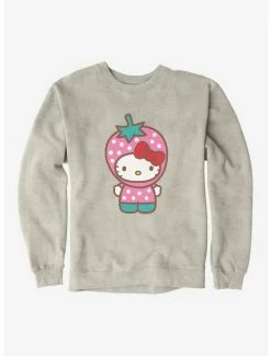 Buy ✔️ Hello Kitty Five A Day Strawberry Hat Sweatshirt 🎁 -Cheap Sanrio Store 17218498 hi