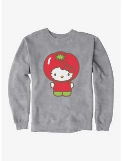 Brand new 🔔 Hello Kitty Five A Day Tomato Day Sweatshirt 😀 -Cheap Sanrio Store 17218518 hi