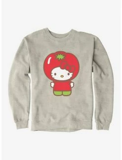 Brand new 🔔 Hello Kitty Five A Day Tomato Day Sweatshirt 😀 -Cheap Sanrio Store 17218532 hi